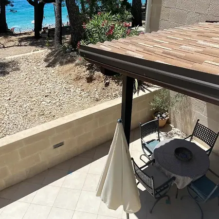 Beachfront Delight On Punta Rata Beach Villa Brela